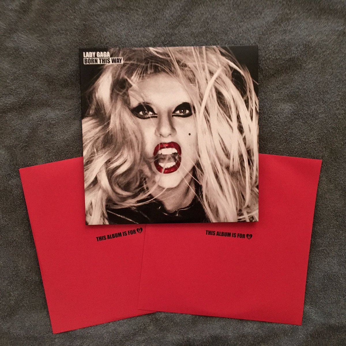 frankiefermi's tweet photo. Got myself a brand new copy of the deluxe vinyl of Born This Way! 🦄

This was reissued through select UMG satellite stores on May 22, 2020. https://t.co/xHouImAXVR