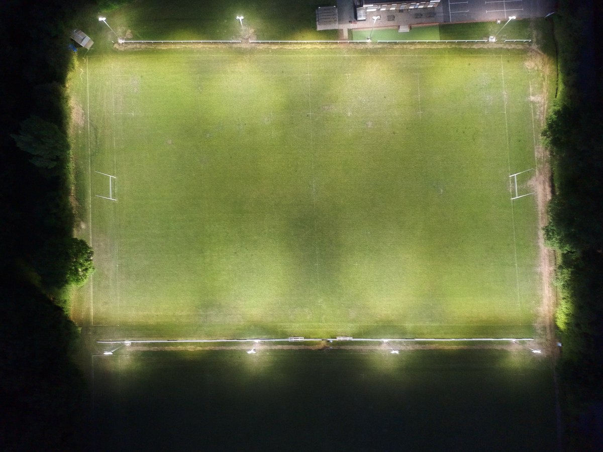 Thanks to a very generous sponsor, our new floodlights to the main pitch have now been installed &amp; are fully operational. 

#floodlights #rfu #promotion #pushingforward #progression #future #planning #preparation