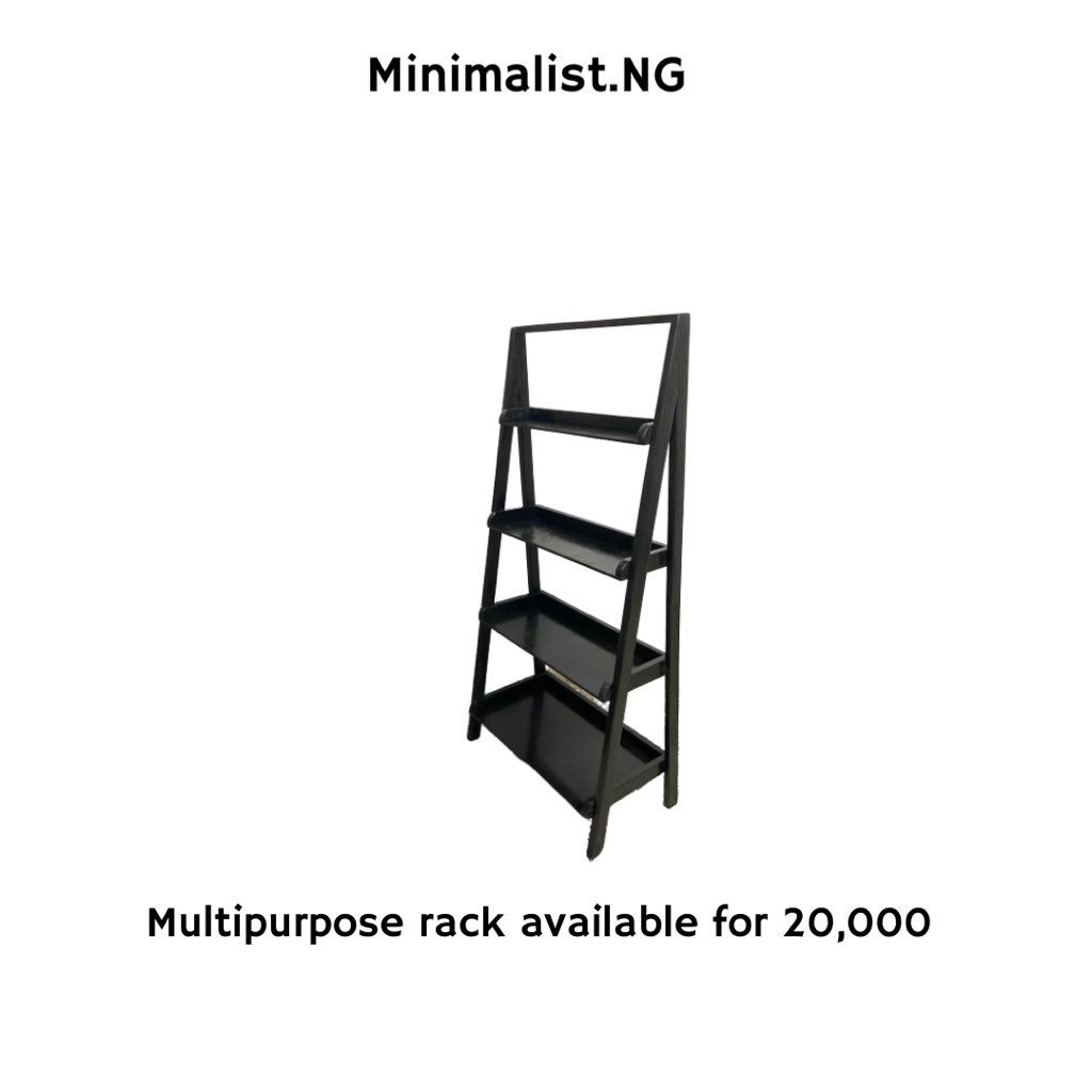 shopminimalist_'s tweet photo. Multipurpose rack available in black. 
2nd frame is the exact stand available for N20,000.
.
.
#shopminimalistng #homeitems #prettyspaces #bathroomdesign #furniturelagos https://t.co/qJQ1O51fH4