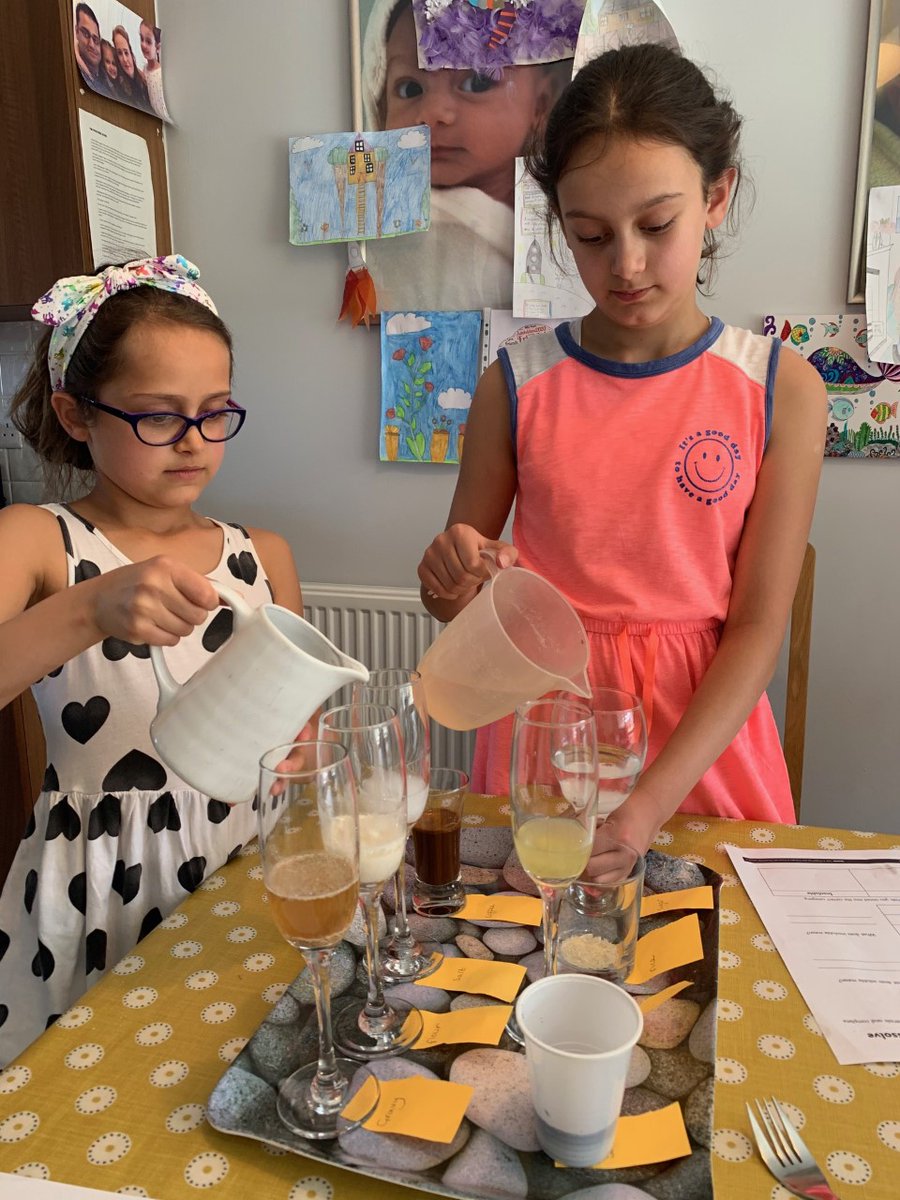MerchantsCrosby's tweet photo. Well done to Nayna (Y5) and Milly (Y2) who conducted their own science experiment at home to see what substances are soluble and which are insoluble!

#MerchantsAtHome https://t.co/FuGjFByFTa