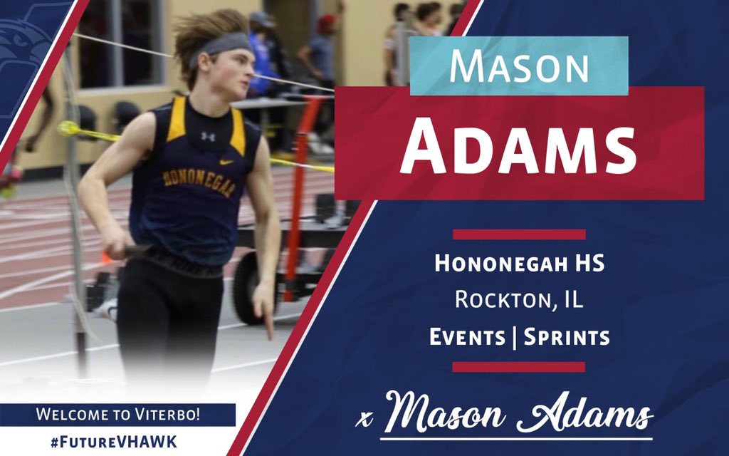 ViterboXCTF's tweet photo. Continuing the Hononegah ➡️ Viterbo pipeline, join us in welcoming Mason to the V-Hawk family! 📝 🎽 #FutureVHAWK #viterbo2020 https://t.co/DqSYwJg5VL
