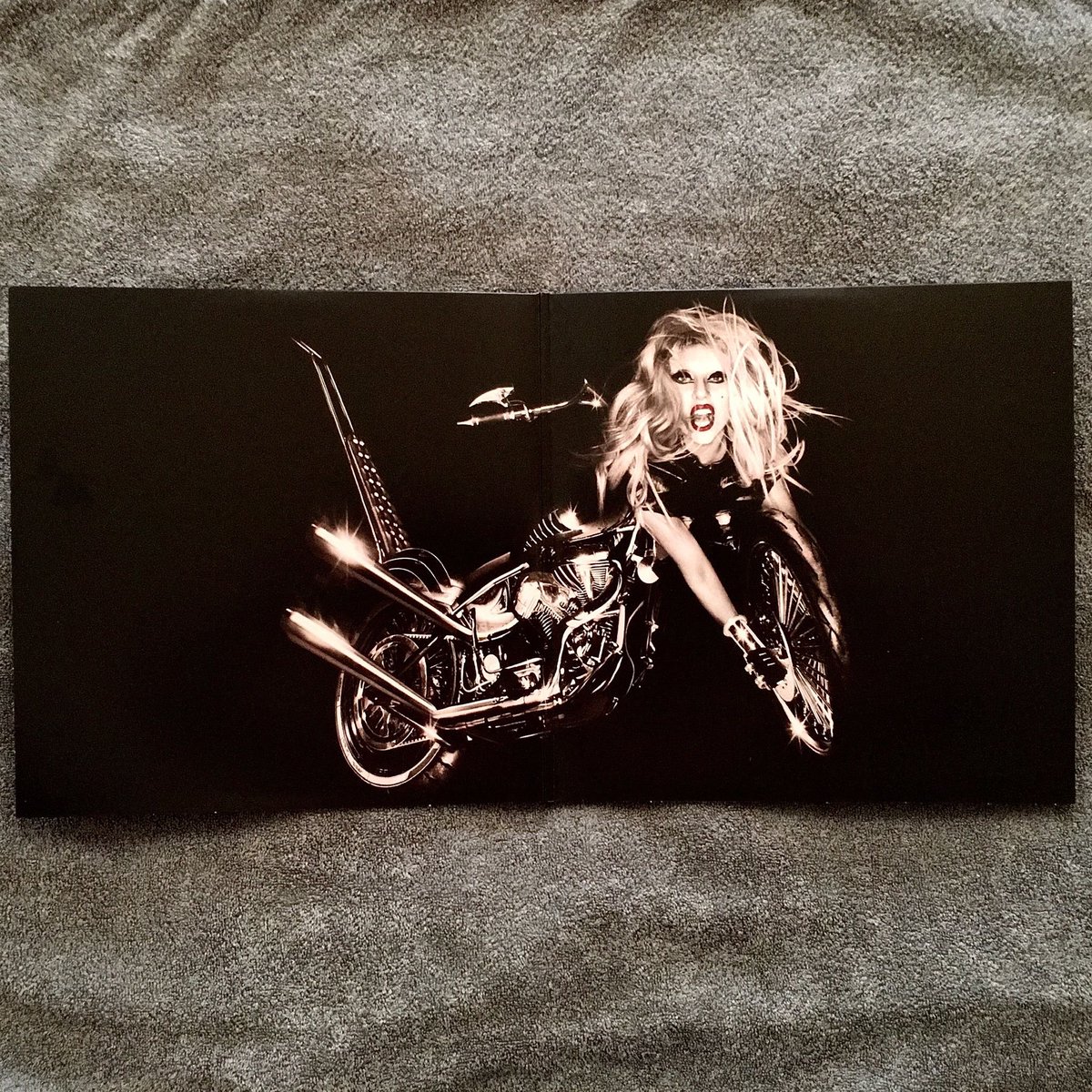 frankiefermi's tweet photo. Got myself a brand new copy of the deluxe vinyl of Born This Way! 🦄

This was reissued through select UMG satellite stores on May 22, 2020. https://t.co/xHouImAXVR