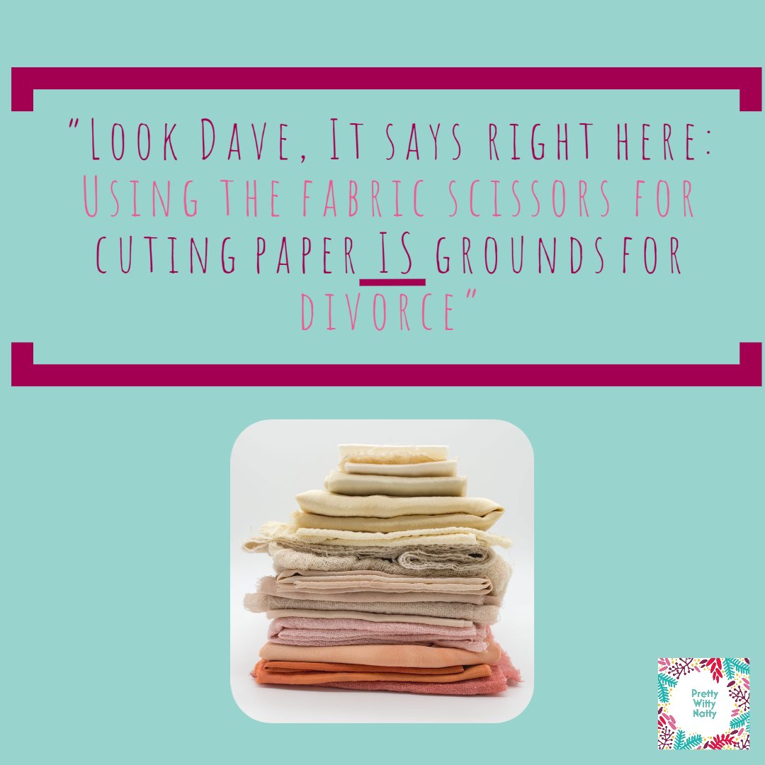 PrettyWittyNatt's tweet photo. Happy #InternationalJokeDay! Here's another to amuse you... probably one for the fabric fanatics though #PrivateJoke 🤣😂 https://t.co/R5QnzpBbhK