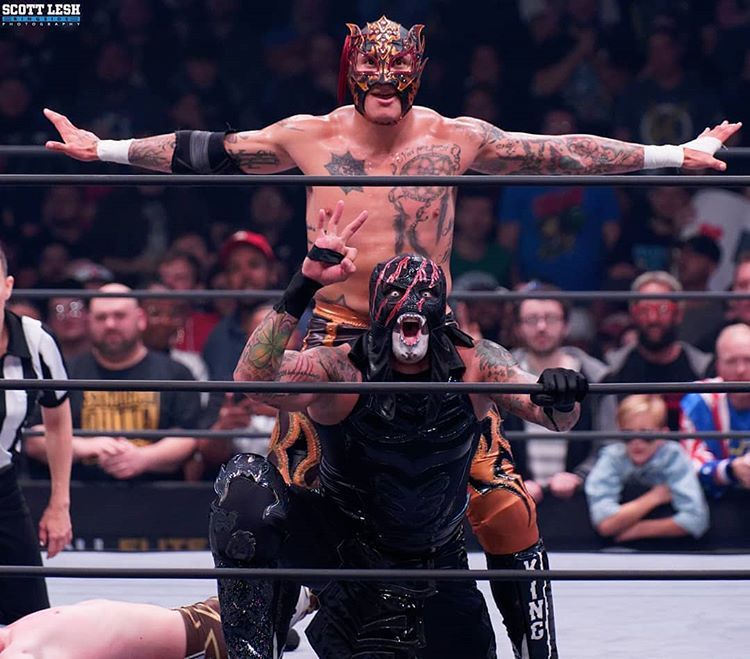 WrestlingAccess's tweet photo. LUCHA BROTHERS ARE BACK IN AEW https://t.co/GmeIImHKdf
