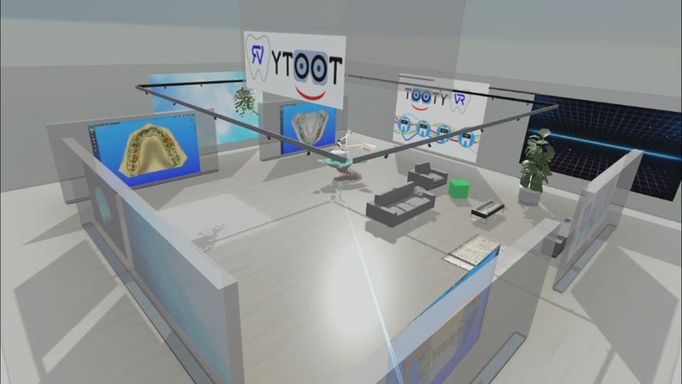 TootyVr's tweet photo. #VR #Dentaire #tootyvr la nouvelle salle d’accueil virtuelle version 2020 avec son fauteuil dentaire et ses panneaux d’affichage entièrement personnalisables https://t.co/NMJkaK1OOT