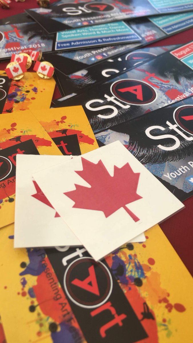 STARTYPA's tweet photo. Happy Canada Day from the StArt YPA Team! #CanadaDay https://t.co/iX94lK5ZIl