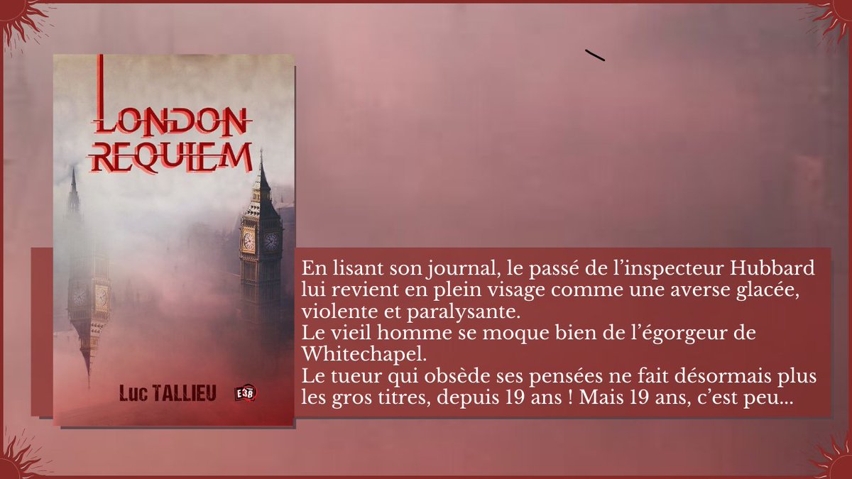 ebookezvous's tweet photo. Londres, 1988, un nom sème la terreur dans le district de Whitechapel, pourtant c’est un tout autre tueur qui tourmente l’inspecteur Hubbard… 
Découvrez London requiem sur https://t.co/ah5366EkvU ! 
https://t.co/uHf9pvZyoq
#ebook #thrillers #Londres #SerialKiller @Editionsdu38 https://t.co/JHlxdgikBN