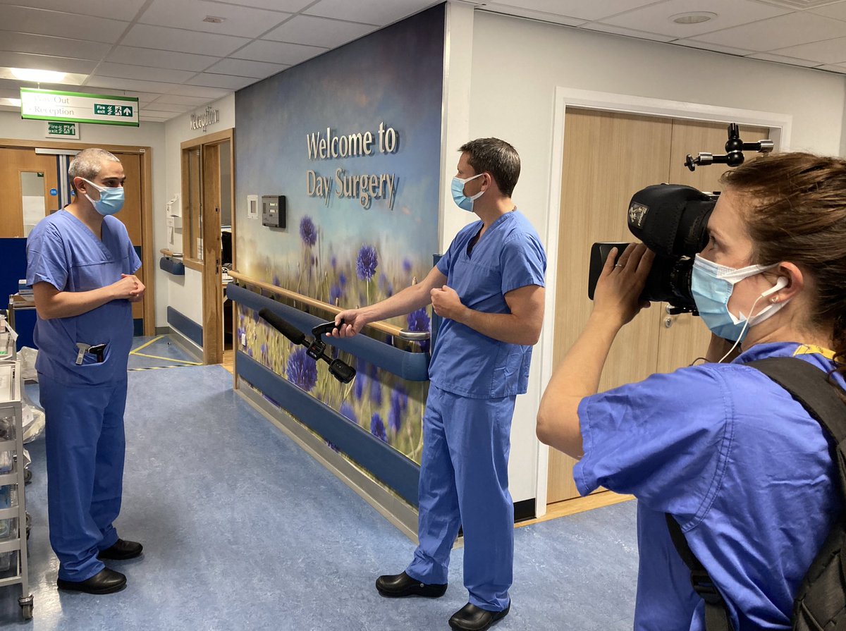 Today we’ve welcomed <a href="/BBCLookNorth/">BBC Yorkshire</a> <a href="/jamiecoulsontv/">Jamie Coulson</a> to Harrogate District Hospital. We are explaining how we are carefully bringing services back. We focused on Day Surgery and Outpatients, speaking with #teamHDFT colleagues and patients.  📺 6.30pm today, <a href="/BBCOne/">BBC One</a>.