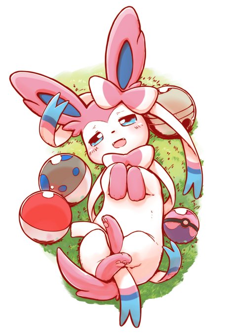 ただニンフィアが可愛すぎるから、描きました。 