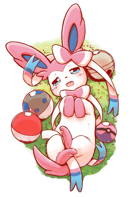 ただニンフィアが可愛すぎるから、描きました。 