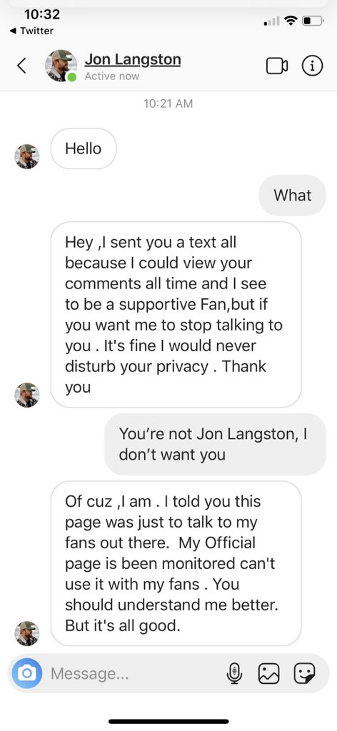 Someone come get this imposter... 

If you ain’t <a href="/JonTLangston/">Jon Langston</a>, I don’t want you