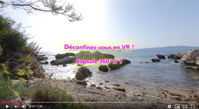 TootyVr's tweet photo. Retour sur les capsules de déconfinement #VR360, un petit aperçu de nos modules de relaxation. Ces vidéos sont accessibles gratuitement et simplement avec un casque #VR pour smartphone... #startup #covid19 https://t.co/UGpIDd7T0j https://t.co/FKCizhjsJ6