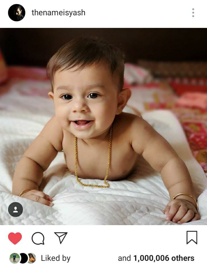 TheNameisSanju's tweet photo. 1 Million Likes 🔥🔥

#JrBoss Most Loved Celebrities Kid For A Reason😇

#JRBoss
#Yash
#YashBoss 
#KGFChapter2 

@TheNameIsYash https://t.co/QiDKb8fese