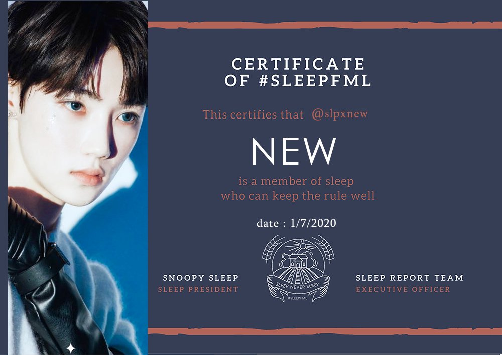 slpxofficial's tweet photo. เคินแกรทเชอะเล๊เชินส์ แปลว่า ยินดีด้วย‼️ @slpxnew ‼️
คุณคือ #เด็กดีของพี่sleep 📜🏅ที่โชคดี
Today is your day. สุ่มได้"ประกาศนียบัตร" จาก #sleepfml ด้วย! https://t.co/wmYiSHDIFT