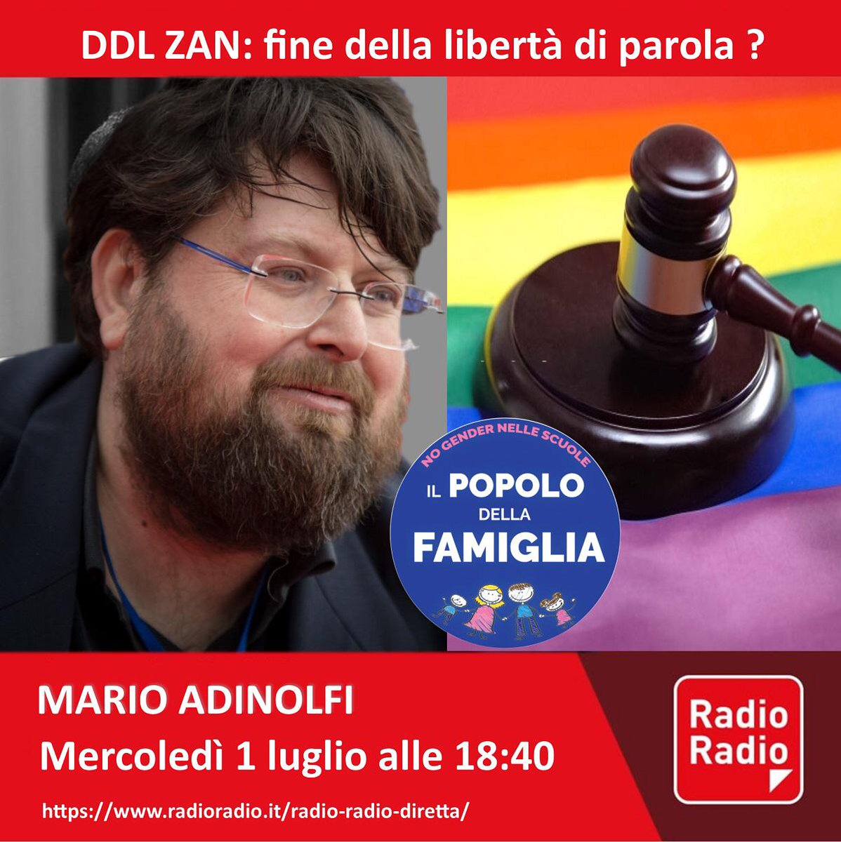 PdFMilano's tweet photo. #oggi 18:40 @RadioRadioWeb #DDLZAN ne parliamo con @marioadinolfi https://t.co/bMQs42heIY
