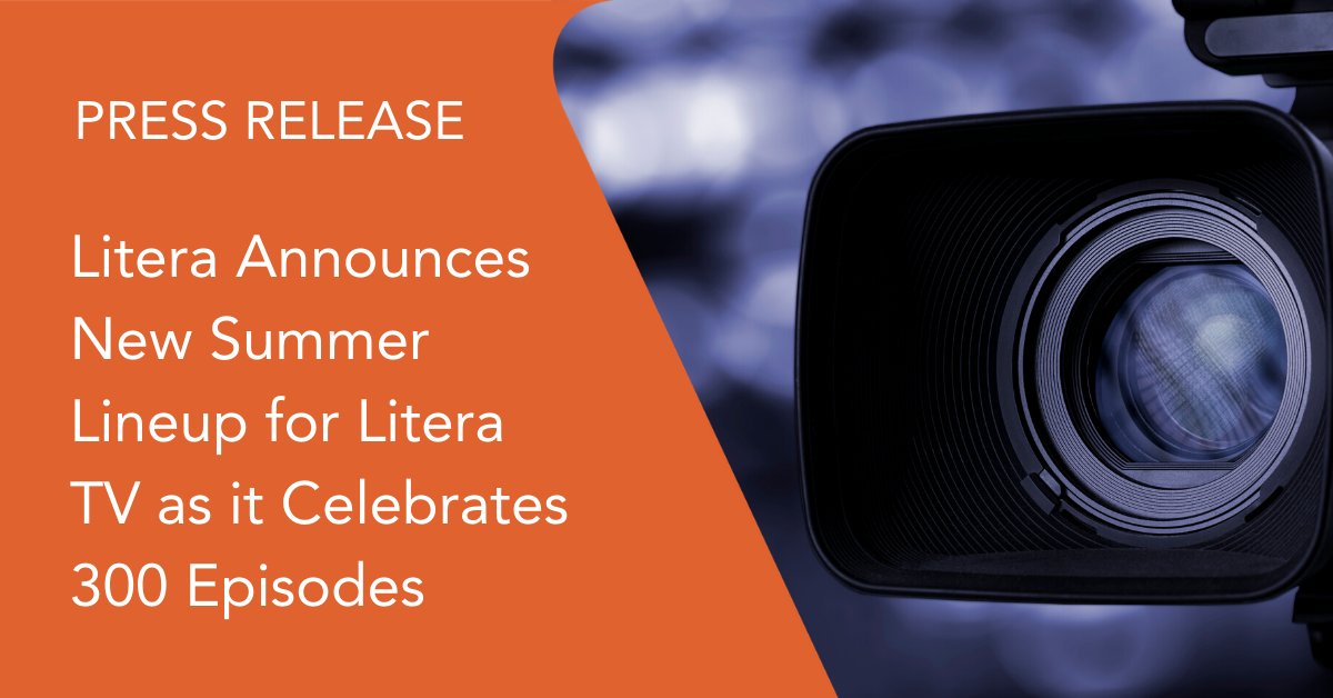 We're excited to have <a href="/AriKaplan/">AriKaplan</a>, Caroline Hill (<a href="/chillmedia/">Caroline Hill</a>), <a href="/jeffrey_brandt/">Jeffrey Brandt</a>, and <a href="/bobambrogi/">Bob Ambrogi</a> join our summer lineup of hosts and programs on Litera TV as we celebrate 300 episodes! litera.com/about-us/press…