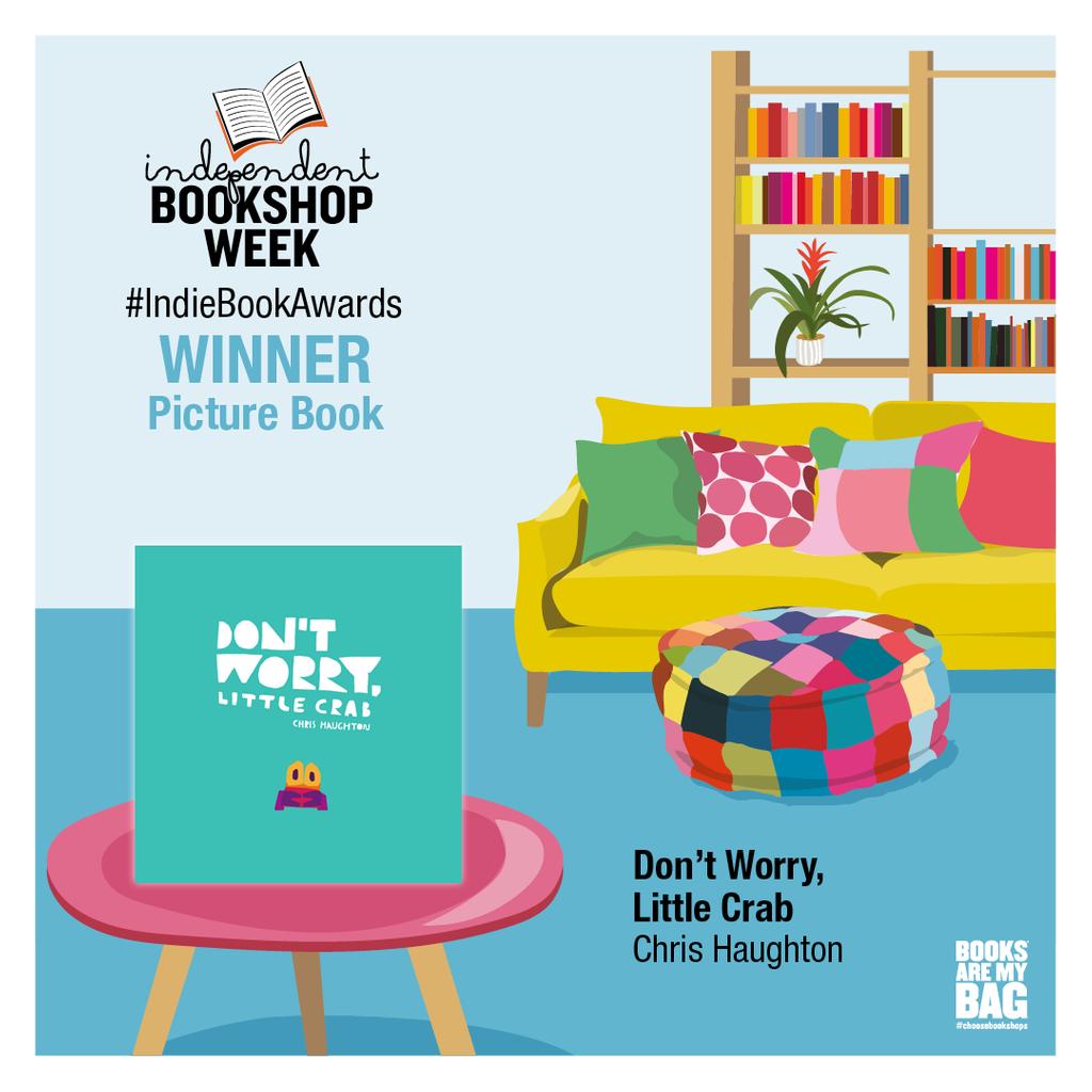 talesfortadpole's tweet photo. HUGE Congratulations to #ChrisHaughton 🥳 Winner of the Indie Book Award for Picture Books for the fantastic Don't Worry, Little Crab 👏🎉We're giving a FREE Little Crab print with every book, only while stocks last, so get yours today!🥰 https://t.co/uwn1u0VPGr
#WalkerBooks https://t.co/NUpxeZz5qj