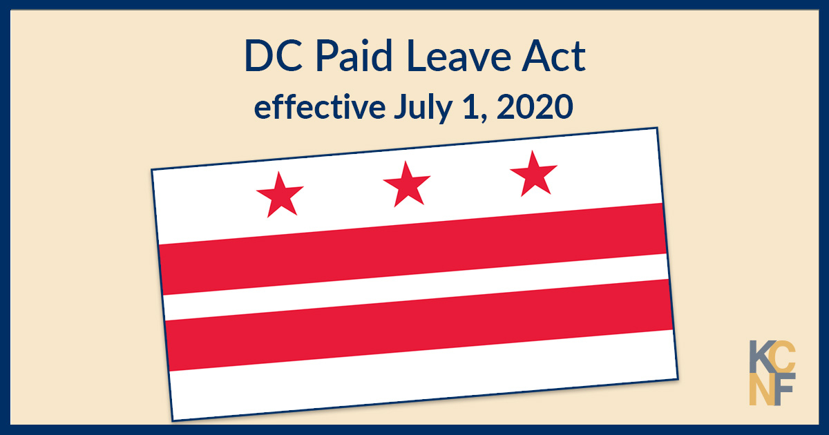 KCNFDC's tweet photo. Today, the District starts administering paid leave under the Universal Paid Leave Act of 2016. 

Learn more about whether you are covered: 
https://t.co/qJKhTPdXKl

#paidleaveact #dcpaidleaveact https://t.co/ZUThvZF0wR