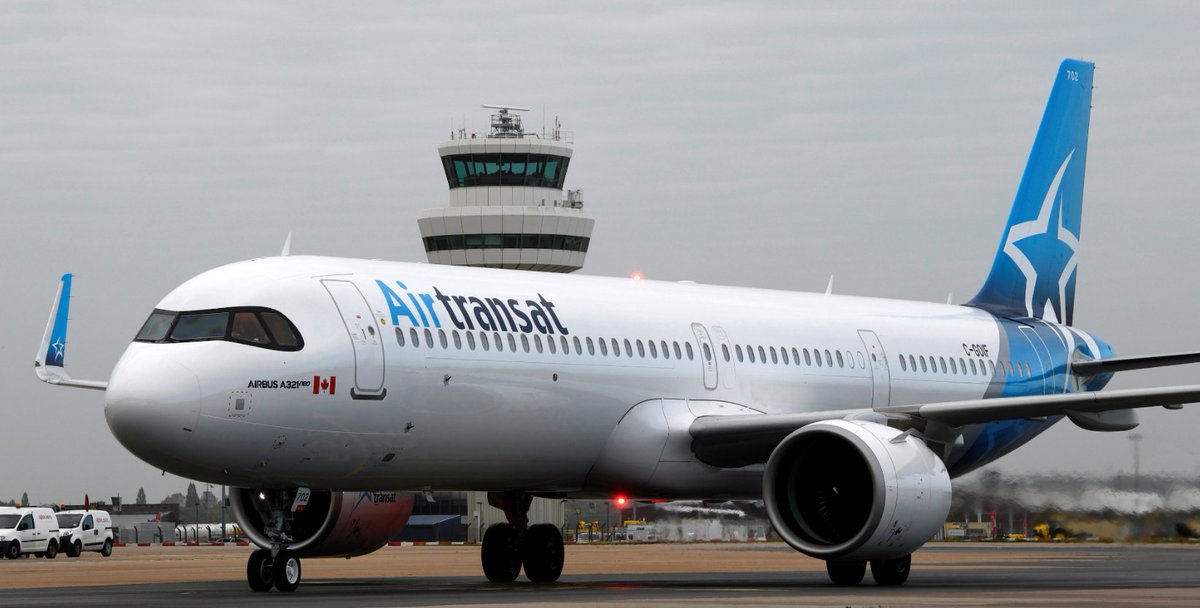 Gatwick_Airport's tweet photo. Happy Canada Day to all our Canadian friends! We can't wait to welcome @airtransat flights back to Gatwick later this month and @WestJet in August, getting our passengers back on planes to the land of maple syrup, stunning scenery and poutine! #CanadaDay #FutureTravel 🇨🇦 https://t.co/f30TY6wk49