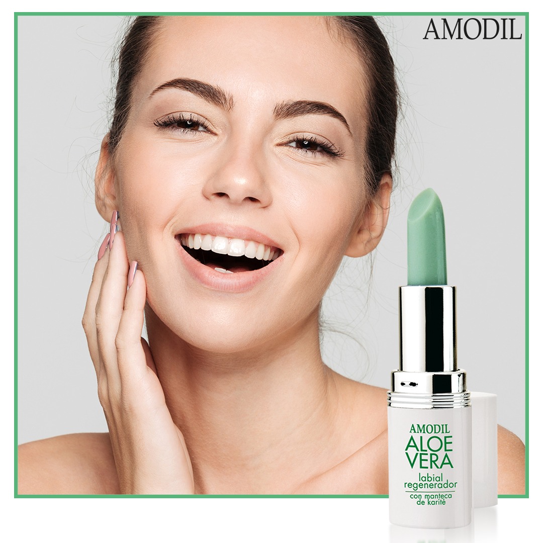 amodil's tweet photo. ¡Sonreí! Ya tenés tu Labial Aloe vera que lo tiene todo: regenera, humecta mucho los labios y además protege con filtro solar. Es ideal para estos tiempos que el barbijo no es una elección. 
¡Cuidate! https://t.co/FHWyeLAZvG
