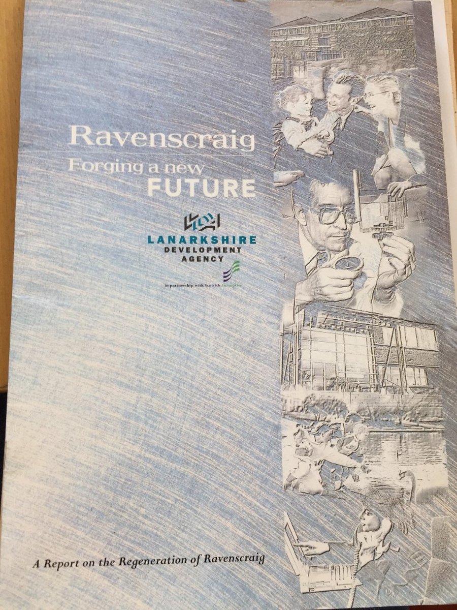 13/15 Postscript: After closure, Ravenscraig became one of the largest brownfield sites in Europe. The Lanarkshire Development Agency produced glossy books, promising a massive redevelopment project that would supposedly create 1000s of jobs and uplift the local economy  #SWOS20