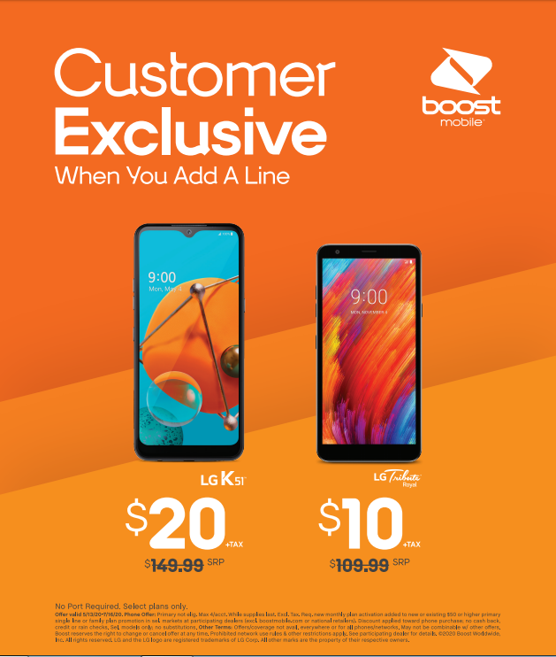 Triangle_Wilson's tweet photo. Dont miss out on this awesome deal when you ADD A LINE. Get the LG K51 for ONLY $20!! 3 rear cameras a a HUGE screen for only $20! Dont miss out, come see us at 1301 Ward Blvd Wilson, NC. https://t.co/6DUJDAO6j8