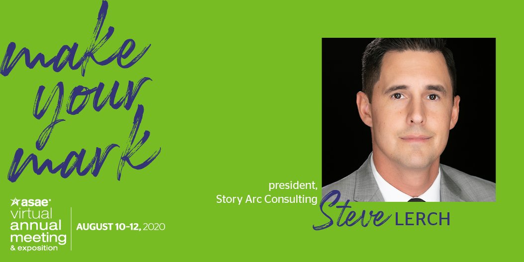 ASAEannual's tweet photo. President of Story Arc Consulting, #ASAE20 Game Changer @steve_lerch will share “Innovation Through Culture – Stories from a Decade at Google.” Register today: https://t.co/v6RXUIKwYh https://t.co/iXmt3uGBkw