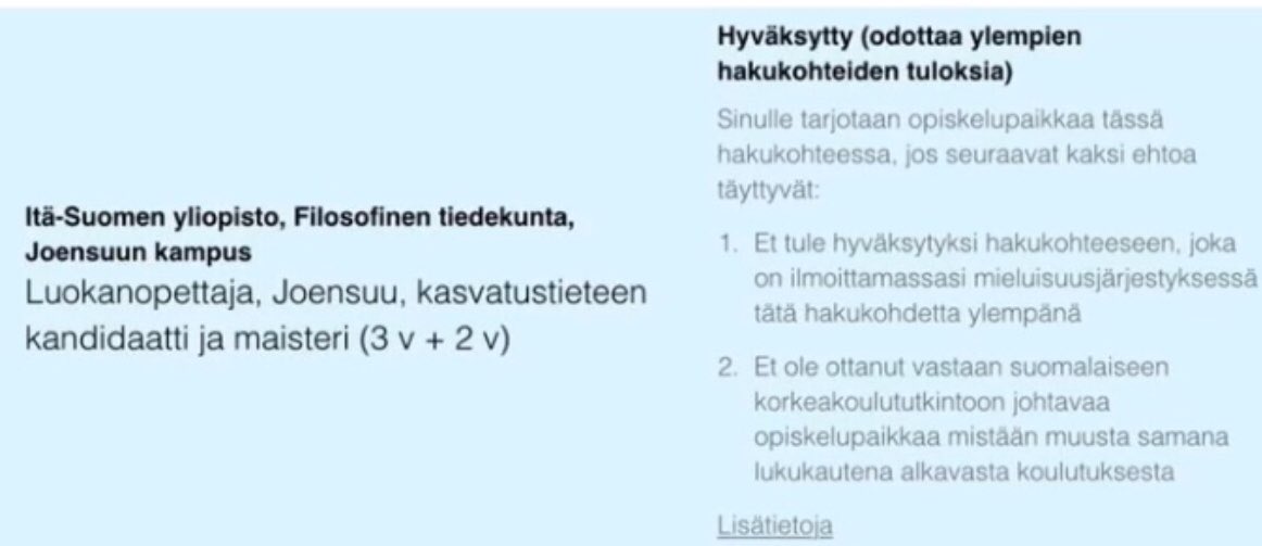 TeaSaarniala's tweet photo. Tältä se nyt sitten tuntuu kun lapsi pääsee opiskelemaan! 😭 #yliopisto #munlapsi #itku https://t.co/vTMIIMA747
