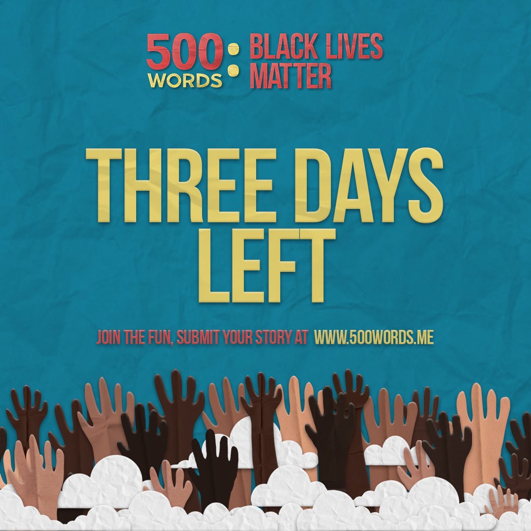 Know any young writers? <a href="/500WordsMe/">500 words</a> are reaching out to children age 5-13 to write about the themes and issues emerging from the Black Lives Matter movement in 500 words or fewer.

Deadline is this Friday. Find out more at 500words.me #500wordsblm <a href="/VirginRadioUK/">Virgin Radio UK</a>