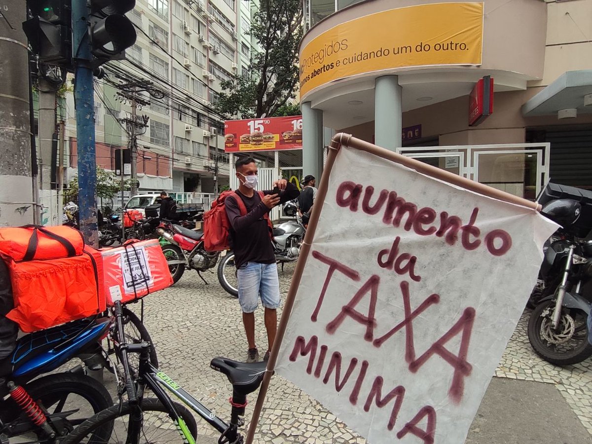 LUTAFOB's tweet photo. #BrequeDosApps #BrequeDosApp #grevedosentregadores #GreveDosApps Niterói https://t.co/QwhPI2DFc9