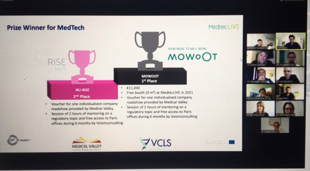 mowoot's tweet photo. MOWOOT awarded first place at @medteclive Start-up contest and #MedtechSummit event in #Nürnberg. Thank you @EITHealth @medicalvalley and @VCLSSocial for your support and confidence and congratulations to the other participants!

#medtechsummit #medteclive #award #medicaldevice https://t.co/reyjaJhIdm