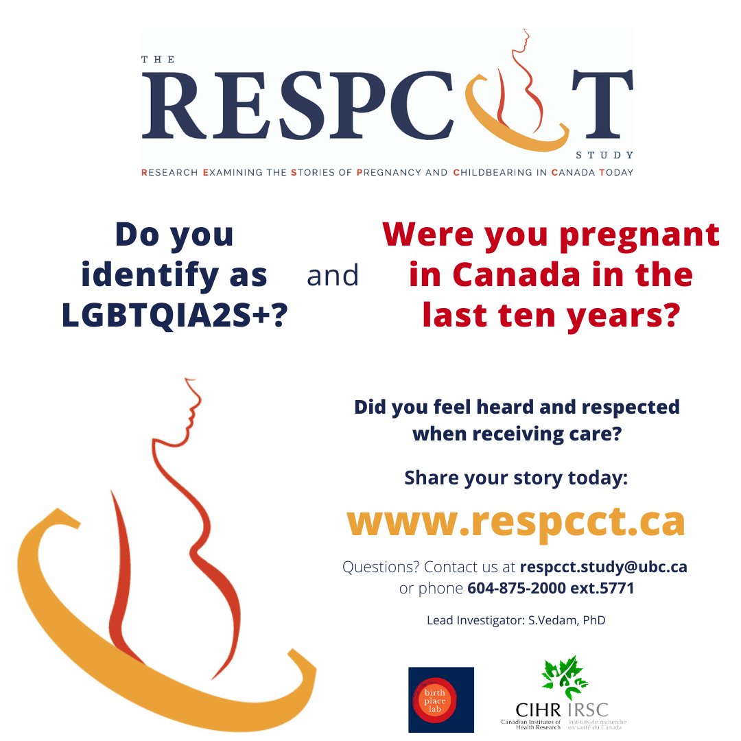 BirthPlaceLab's tweet photo. Did you experience a pregnancy in Canada in the last ten years?

Your story can help improve care during pregnancy and childbirth for all communities. Complete the survey here: https://t.co/fokA4pzb1l. https://t.co/wBeNvC8jUF