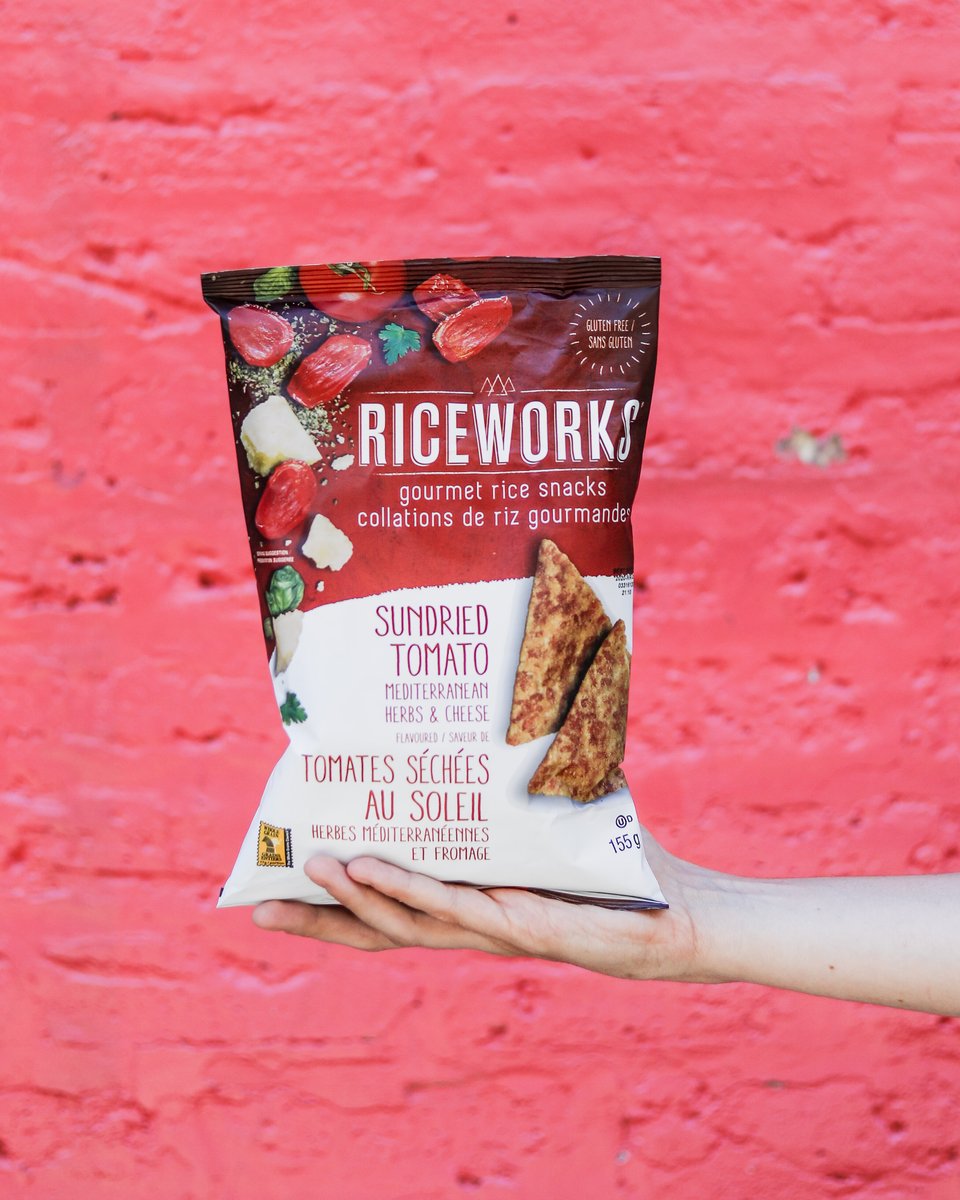 riceworkscrisps's tweet photo. RED-y or not, July has begun 🍅
It's the perfect month to get your hands on our Sundried Tomato Meditteranean Herbs &amp; Cheese Riceworks!

Shop our flavors here: https://t.co/yOzncZ5NIl https://t.co/Uvw36aeWlQ