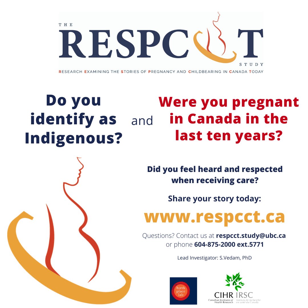 BirthPlaceLab's tweet photo. Did you experience a pregnancy in Canada in the last ten years?

Your story can help improve care during pregnancy and childbirth for all communities. Complete the survey here: https://t.co/fokA4pzb1l. https://t.co/JWxqnbJsND