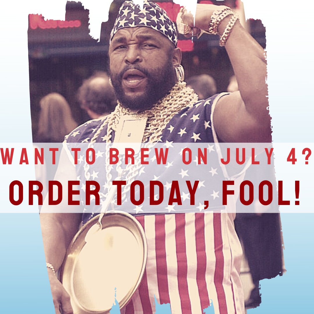 AtlanticBrewSup's tweet photo. The shop will be open 9-1 on July 4th, but your best bet is to order right here, right now, if you want to brew this weekend: https://t.co/orfyjLWHud https://t.co/m1yZgUcIhw