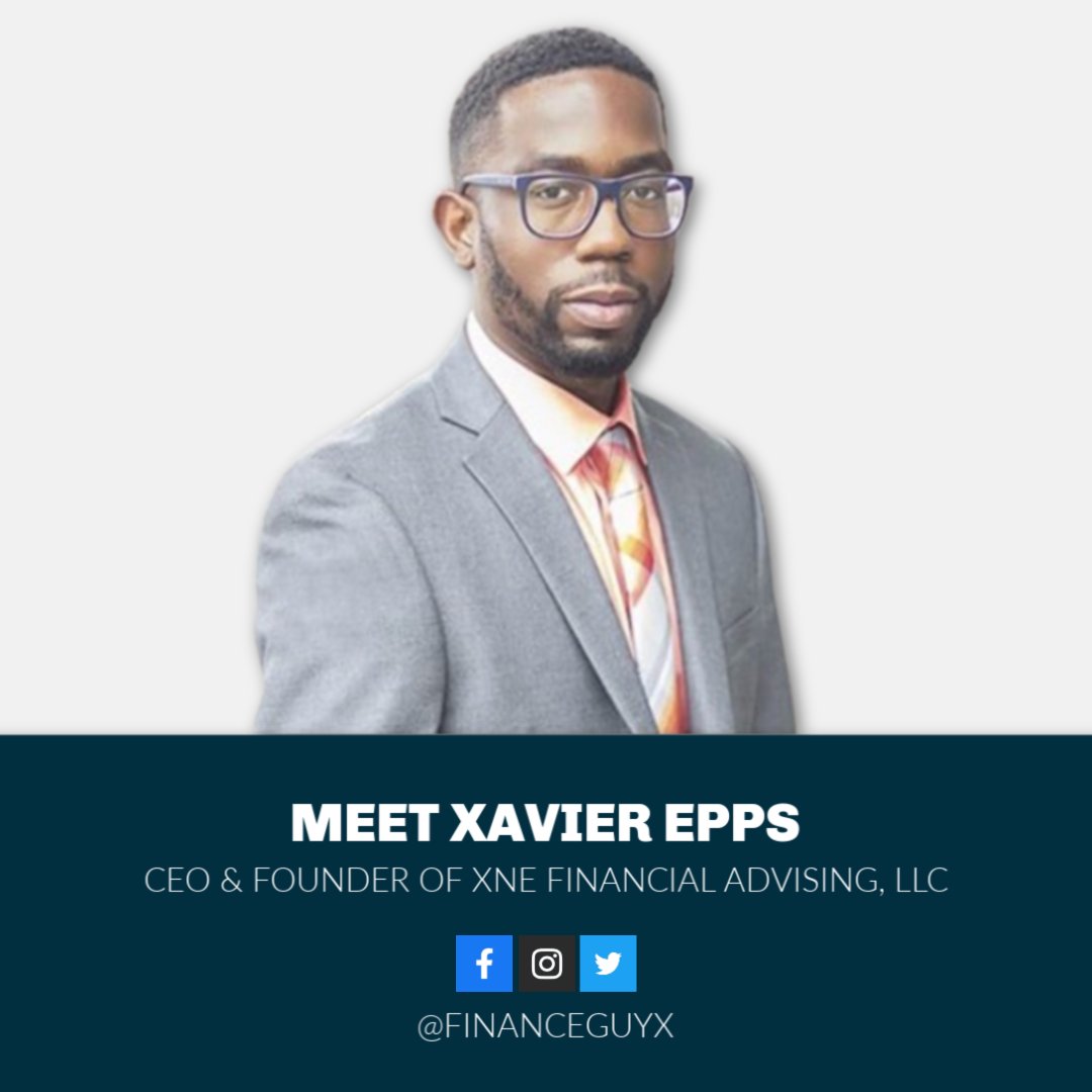 Since 2008, Mr. Epps has provided financial advice to individuals & small businesses. In 2011, he founded XNE Financial Advising, LLC.

Mr. Epps believes in transparency & that financial experts should be honest & dedicated ONLY to the success of their clients. 

#MeetTheCEO