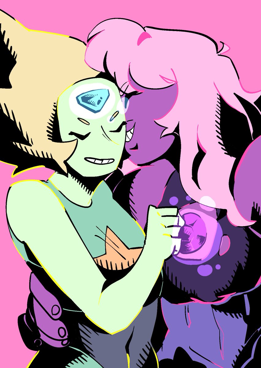 Lapis/Peridot Amethyst/Peridot Pink Diamond/Jasper Rose Quartz/Jasper (don’t question my tastes)