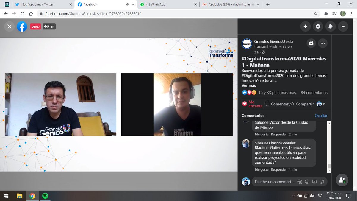 VladimirGutiFer's tweet image. Gracias a @Solano por la invitación a participar en su ponencia y conversar sobre lo que nos apasiona! #Digitaltransforma