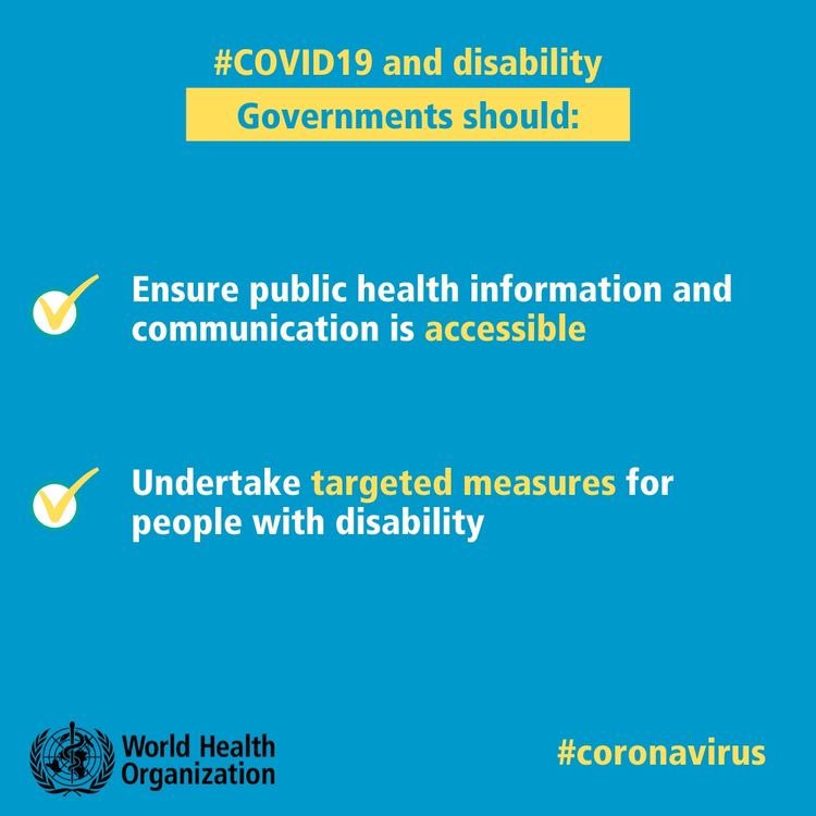 While you’re here:A PSA to support people with disabilities by taking the risk of  #coronavirus seriously... #BeTheChange4USA