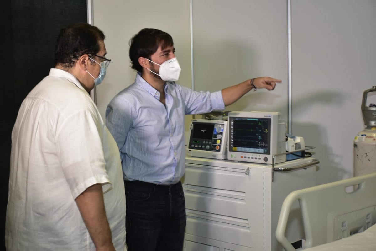 hruska_c's tweet photo. Hoy entra en servicio Hospital de Mediana Complejidad Puerta de Oro. Con 600 camas, es el más grande de la ciudad. En fase 1, operan 157 camas, las demás se habilitarán según demanda. Garantizará atención a pacientes sospechosos o positivos principalmente mayores de 60 años. https://t.co/ed5DeKRaX0