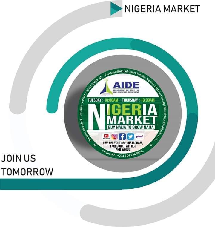 AIDE_NG's tweet photo. As a manufacturer , producer, or Entrepreneur,  How are you taking advantage of Government laws that supports local content or made in Nigeria?like products?

To participate:
Call: 07042448558
WhatsApp: 08103622527

@UdamSlater
@SirEdges007 
@calped4devt 
@smith_waya https://t.co/XVPmbdgXow