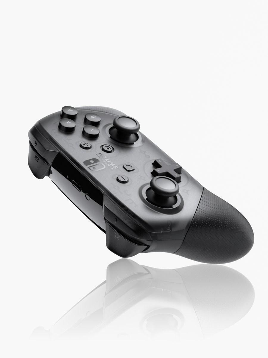 KeyShot3D's tweet photo. The detail! 😍 Nintendo Switch Pro controller rendered in KeyShot by Ren Xusong. High-res + more here: https://t.co/yPQ5RrQJ6N
#nintendoswitch #switchandplay #keyshot #3drendering https://t.co/syQRjmzsdh