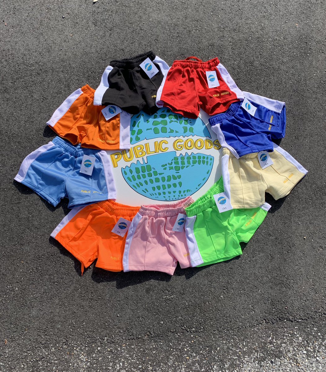 Ladies shorts are out now 🌏💫

Retweet for a chance to win a free pair! 

publicgoods.shop