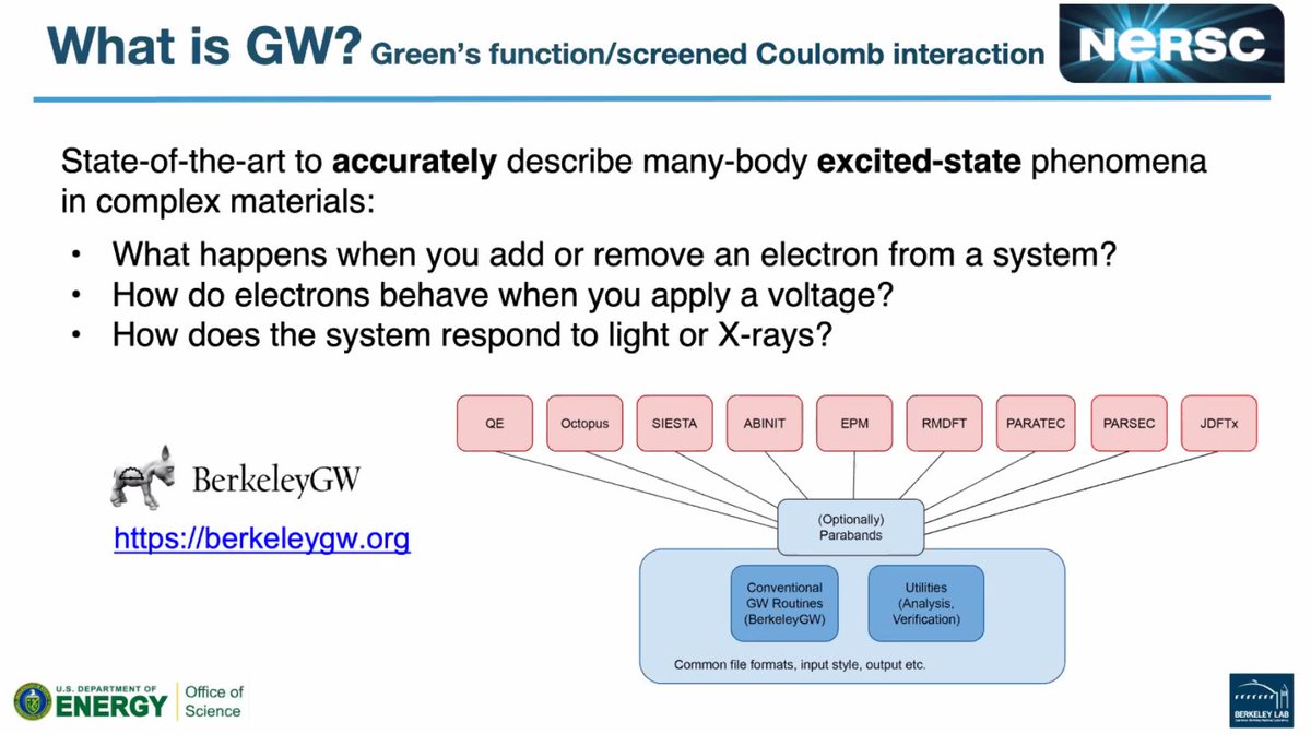 OpenACCorg's tweet photo. Day 2 of #gpu4science @NERSC. Listening to Charlene Yang present on BerkeleyGW. https://t.co/GLU78Ty3dA