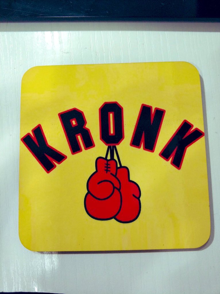 🥊 COMPETITION TIME 🥊

🟡🔴 TO BE IN WITH A CHANCE OF WINNING THE KRONK DOUBLE PACK OF A T-SHIRT PIN AND A DRINKS COASTER🟡🔴

🥊RT THIS AND FOLLOW🥊

🥊WINNER ANNOUNCED 5.30pm FRIDAY 3rd JULY🥊🥊

🥊ALSO HEAD OVER TO <a href="/SimBoxx/">SimBoxx</a> FOR ANOTHER CHANCE TO WIN ONE🥊