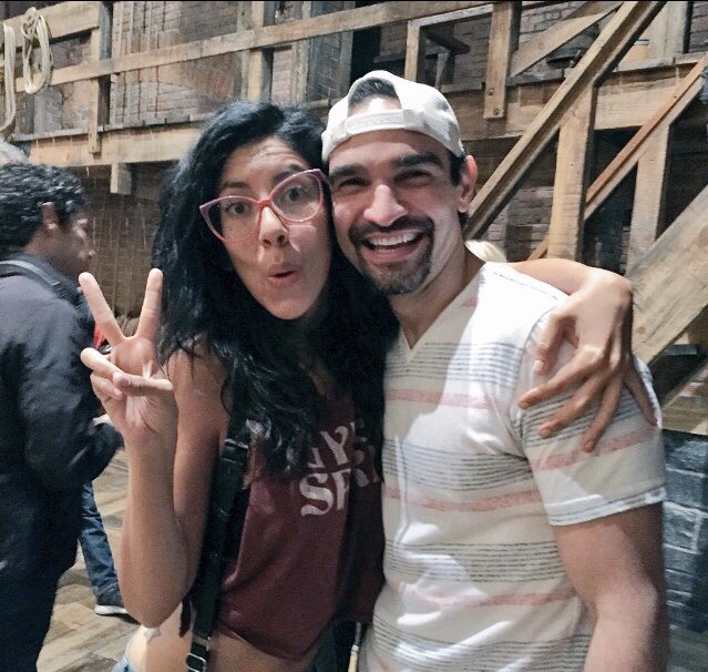 These next 3 I get to call friends and I’m deeply grateful for it:  @DarcyCarden  @UzoAduba  @iamstephbeatz No words, just so much love and gratitude. @HamiltonMusical  @disneyplus  #HamilFilm  
