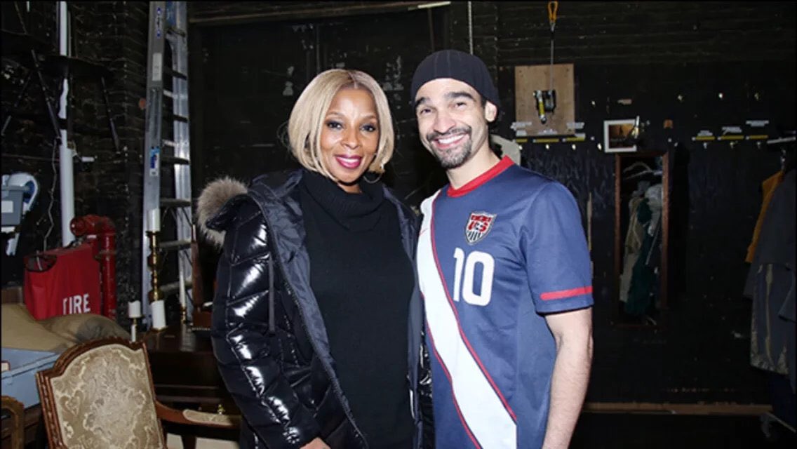 Three music inspirations that I pretty much plotzed over having the opportunity to meet:  #EddieVedder &  @maryjblige I mean, I wouldn’t have survived high school without Pearl Jam and Mary J. Truly! @HamiltonMusical  @disneyplus  #HamilFilm  