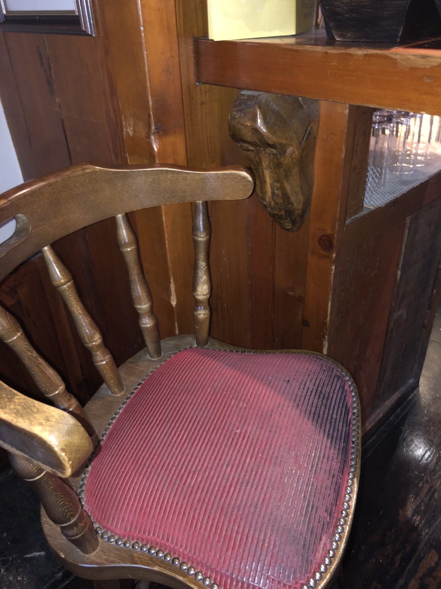 There is one chair that won’t be removed from our counter