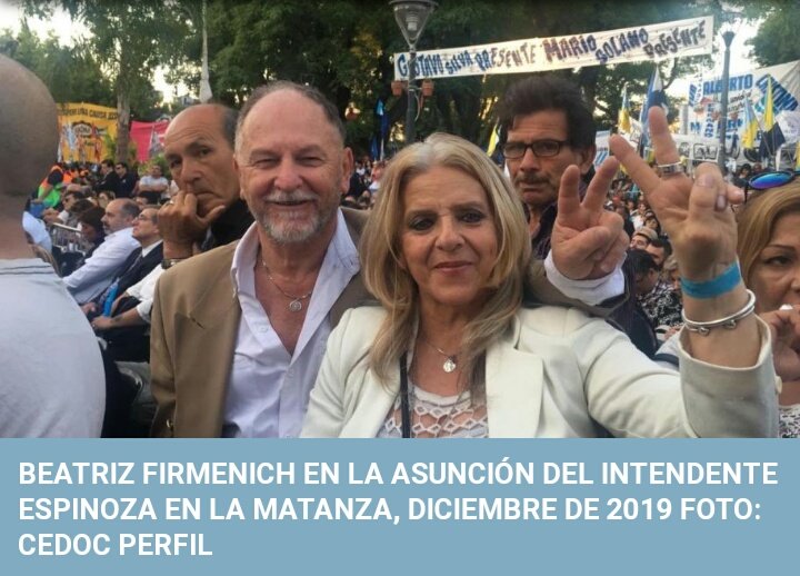 elcoya1977's tweet photo. La conocen?

Es Beatriz Firmenich!!

La hermana de uno de los terroristas que más inocentes mató durante el gobierno democrático de Perón.

Trabajará con GINÉS GARCÍA como experta en pandemias.

Ahí tienen el Ministerio de Salud MANDRILES DEL VOTO!!!✌ https://t.co/pwdS65yNTv