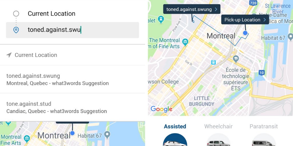 what3words being used within muve